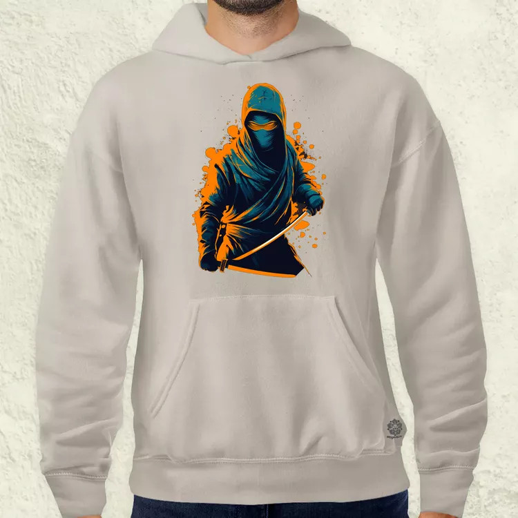 Retró ninja v1 férfi pulóver