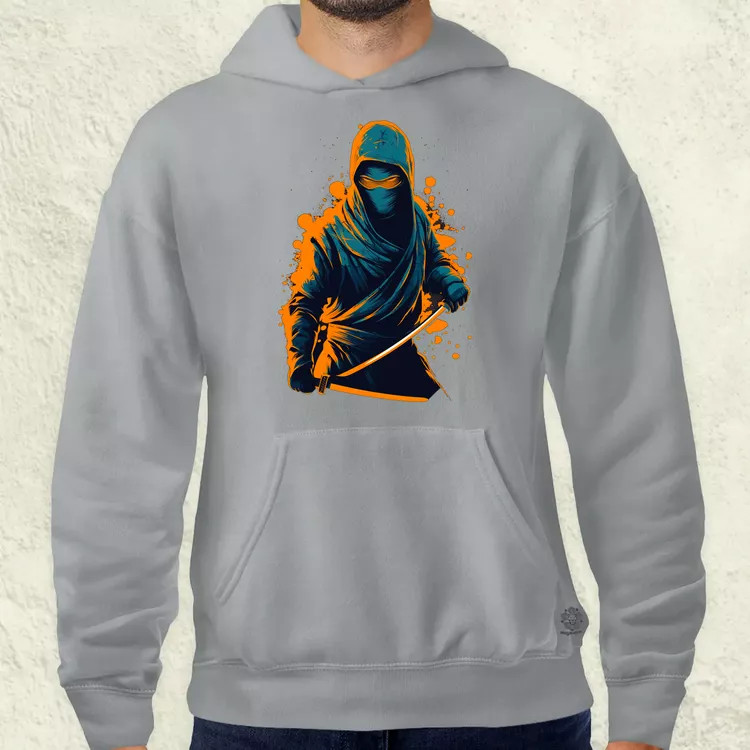 Retró ninja v1 férfi pulóver
