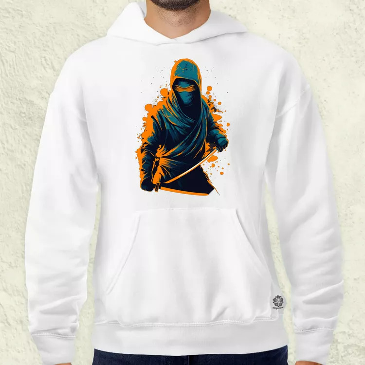 Retró ninja v1 férfi pulóver