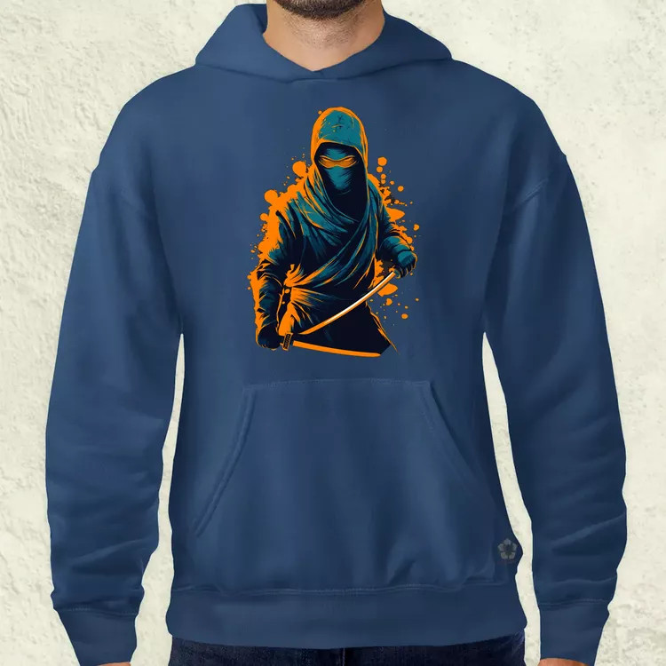 Retró ninja v1 férfi pulóver