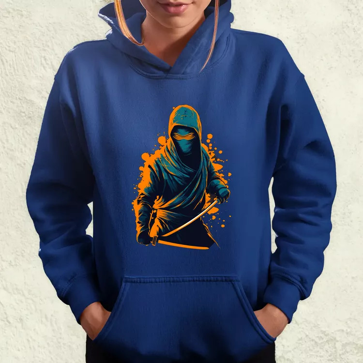 Retró ninja v1 női pulóver