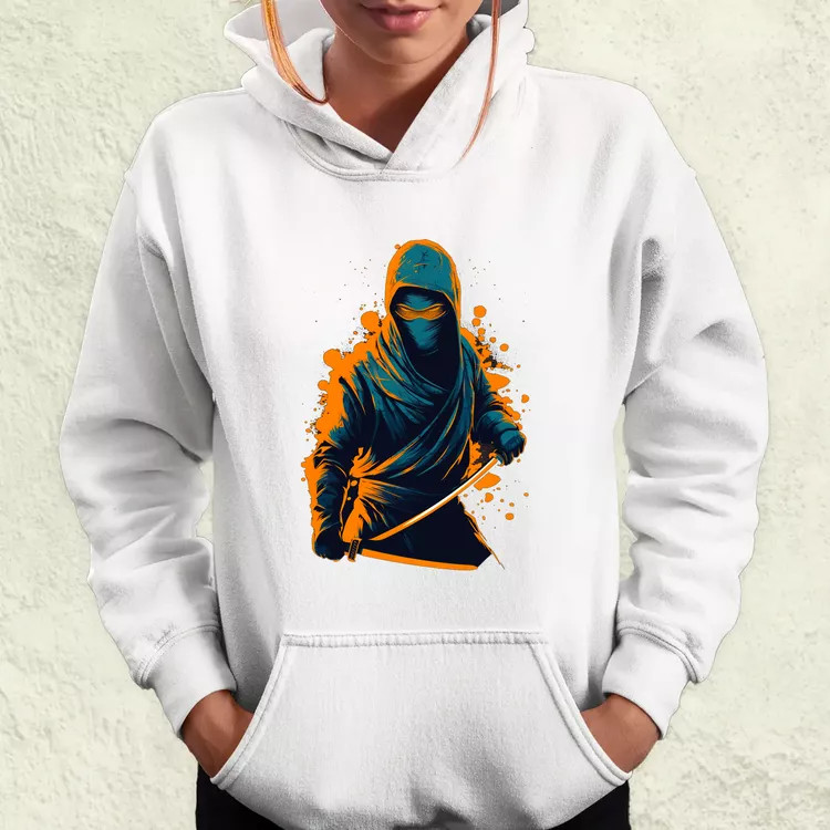 Retró ninja v1 női pulóver