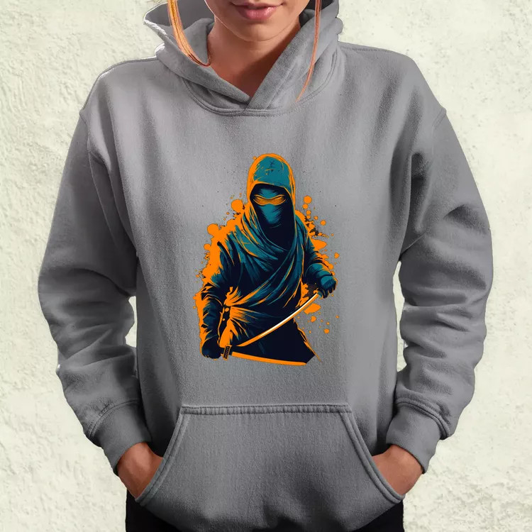 Retró ninja v1 női pulóver