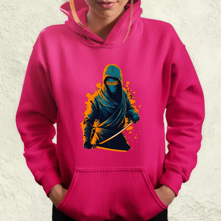 Retró ninja v1 női pulóver
