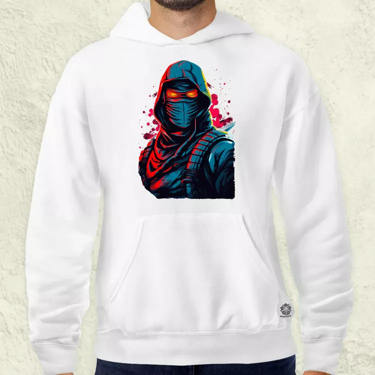 Retró ninja v2 férfi pulóver