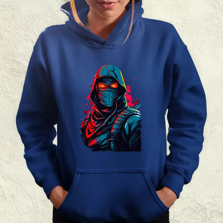 Retró ninja v2 női pulóver