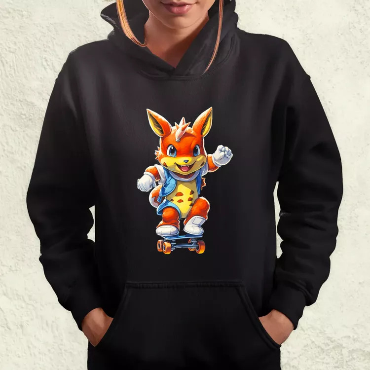 Retró Pokémon fanart v3 női pulóver
