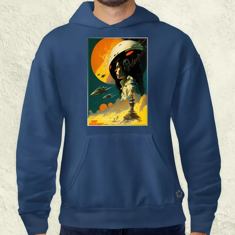 Retró sci-fi v10 férfi pulóver