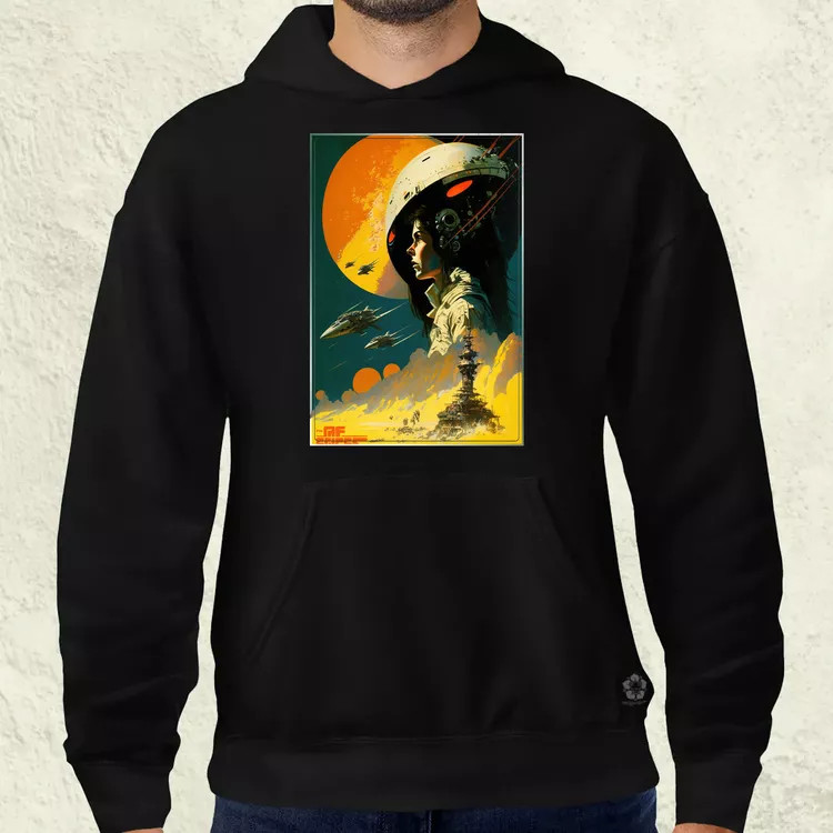 Retró sci-fi v10 férfi pulóver