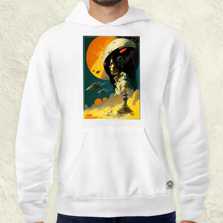 Retró sci-fi v10 férfi pulóver