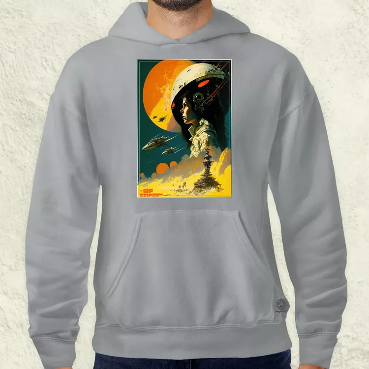 Retró sci-fi v10 férfi pulóver