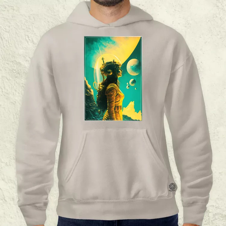 Retró sci-fi v11 férfi pulóver