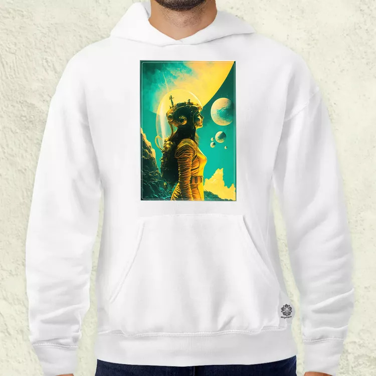 Retró sci-fi v11 férfi pulóver