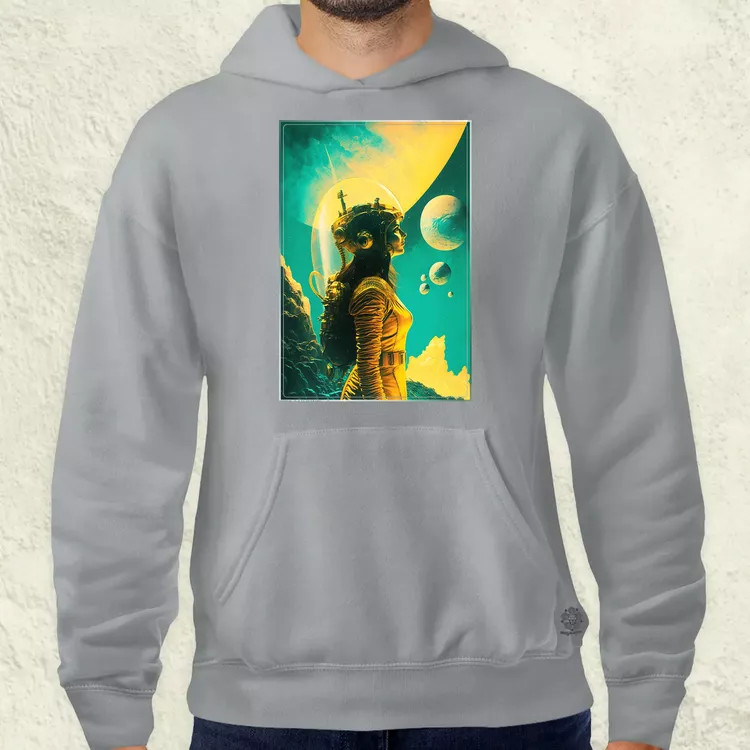 Retró sci-fi v11 férfi pulóver