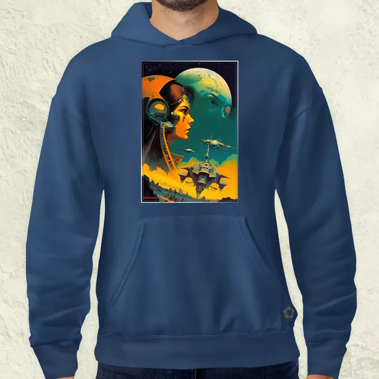 Retró sci-fi v9 férfi pulóver