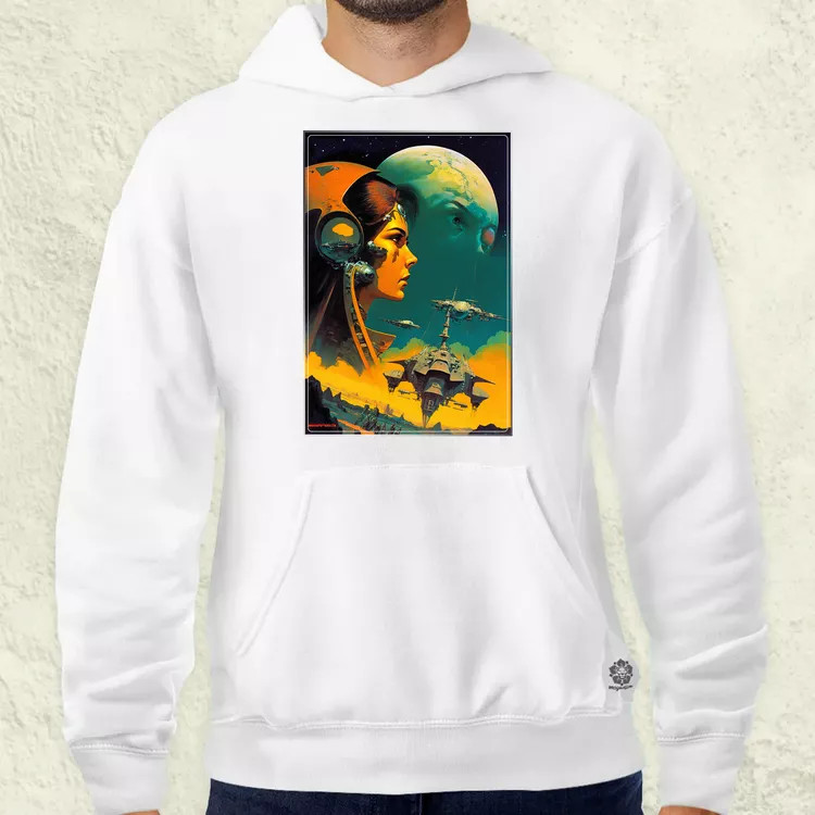 Retró sci-fi v9 férfi pulóver