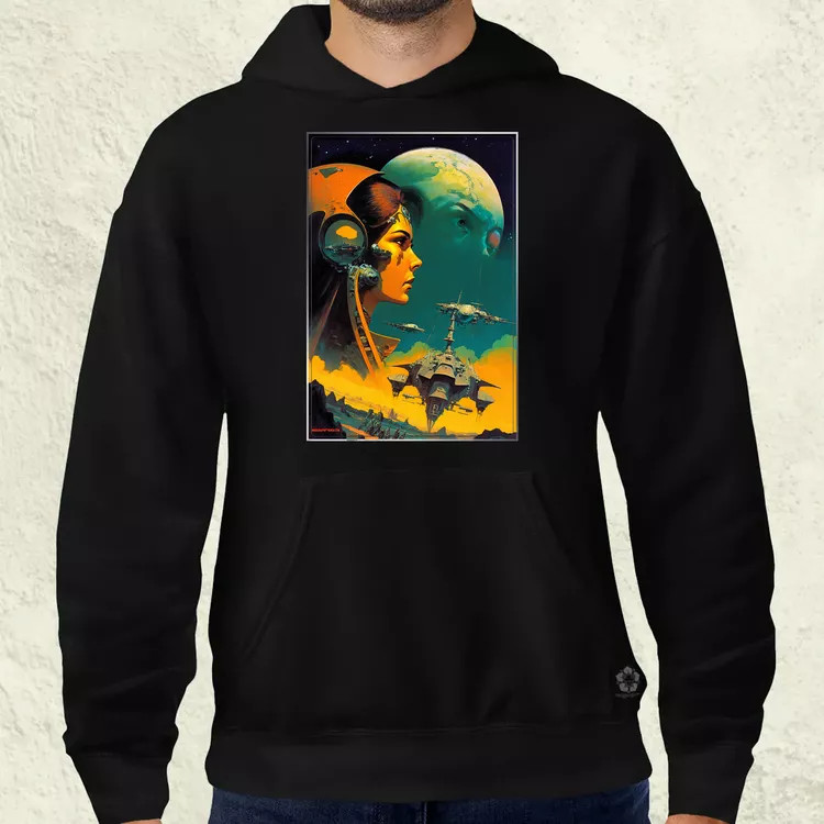 Retró sci-fi v9 férfi pulóver