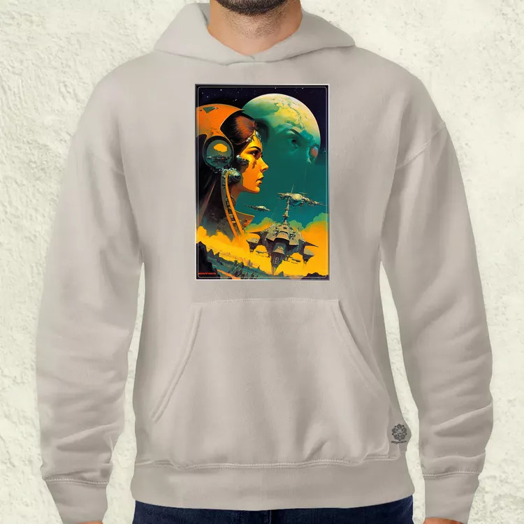 Retró sci-fi v9 férfi pulóver
