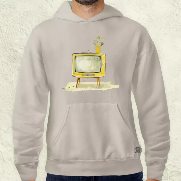 Retrtó TV v1 férfi pulóver