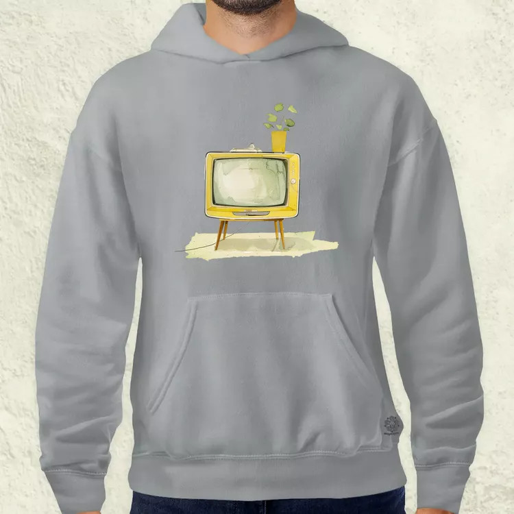 Retrtó TV v1 férfi pulóver