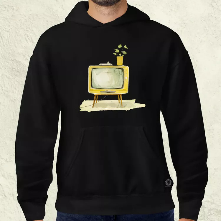 Retrtó TV v1 férfi pulóver