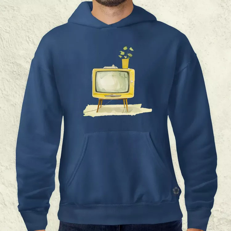 Retrtó TV v1 férfi pulóver