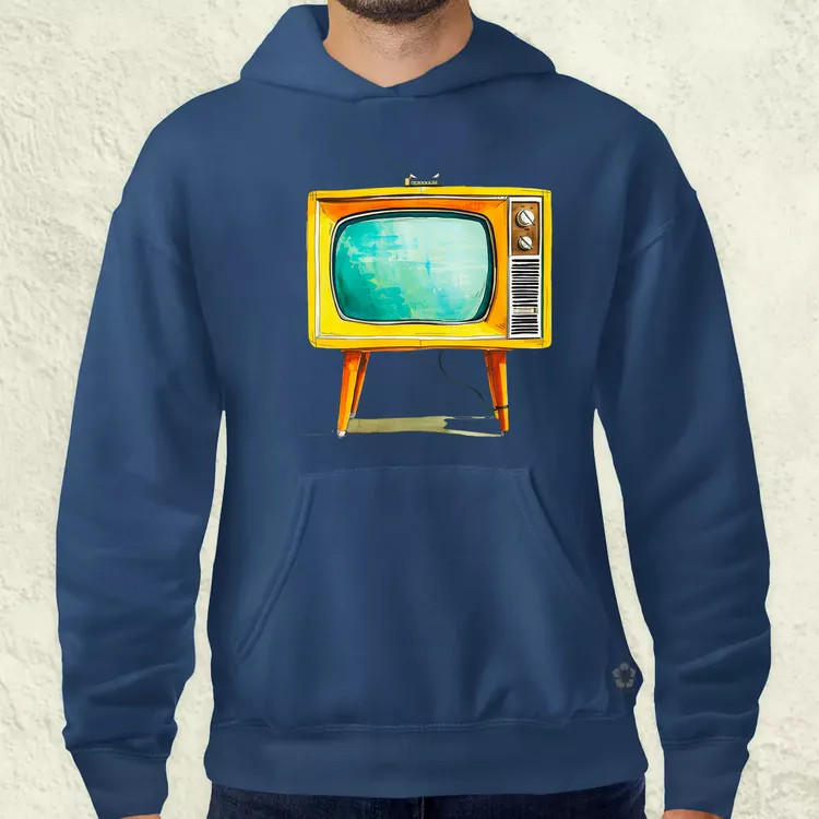 Retrtó TV v2 férfi pulóver