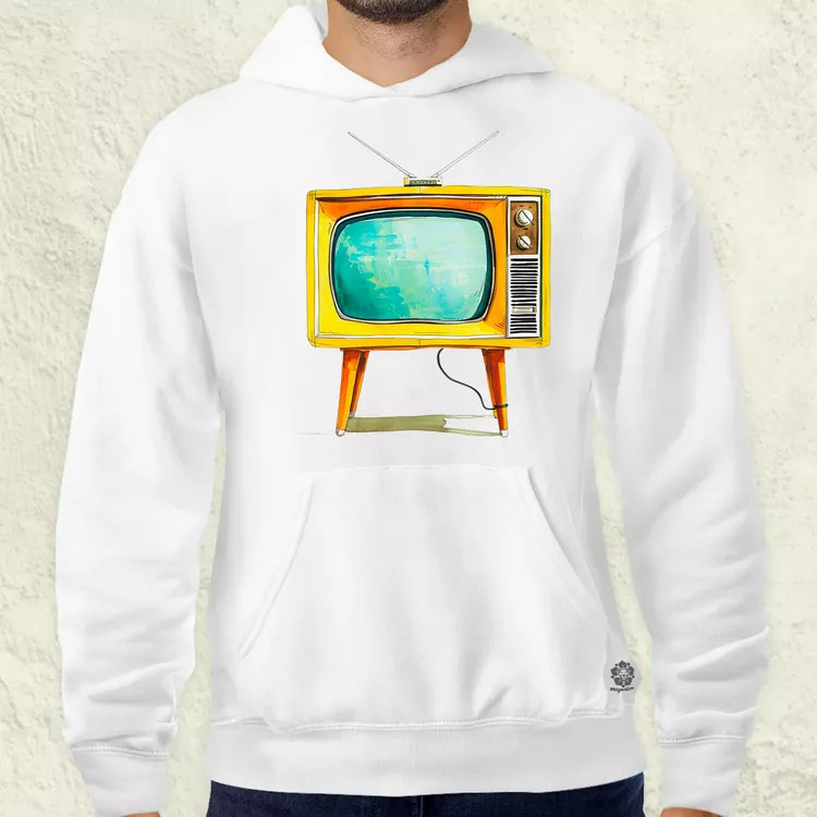 Retrtó TV v2 férfi pulóver