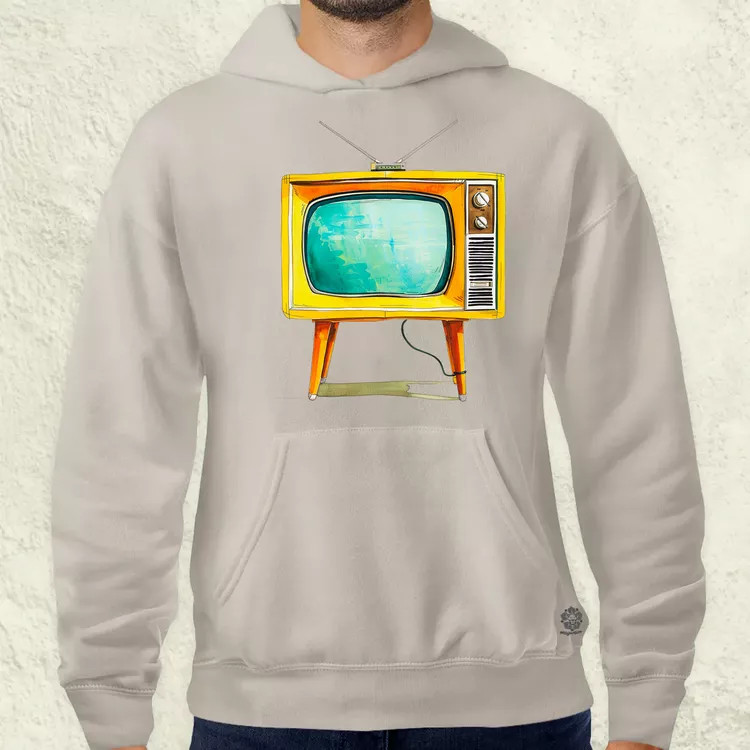 Retrtó TV v2 férfi pulóver