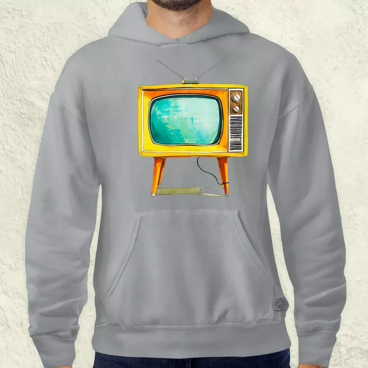 Retrtó TV v2 férfi pulóver