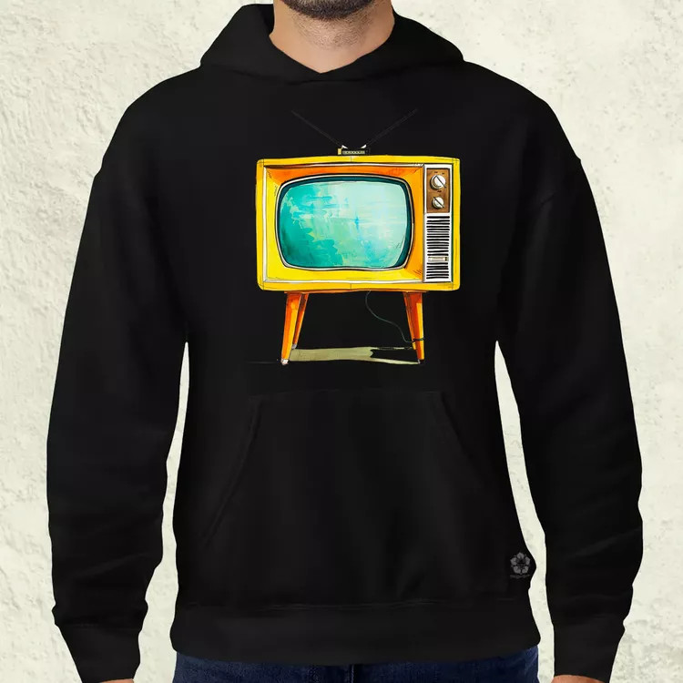 Retrtó TV v2 férfi pulóver