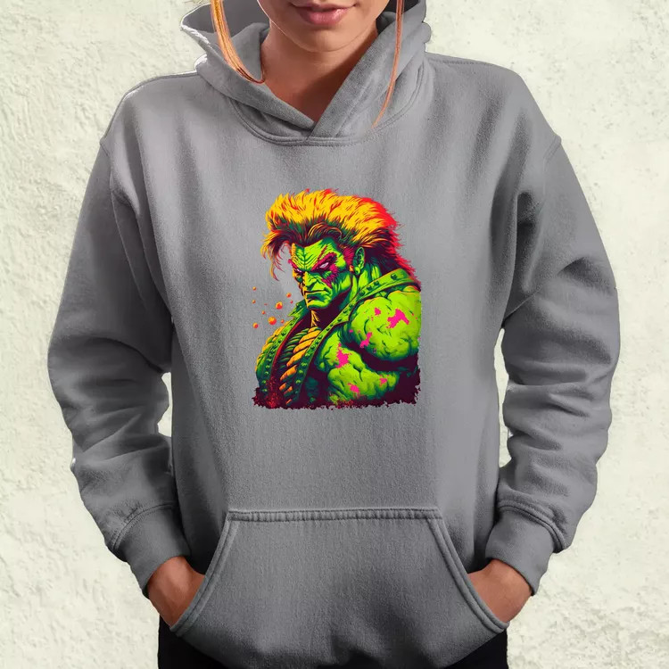 Street Fighter Blanka női pulóver