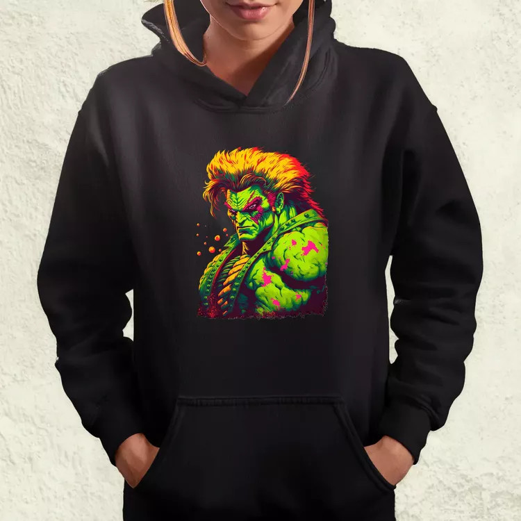 Street Fighter Blanka női pulóver