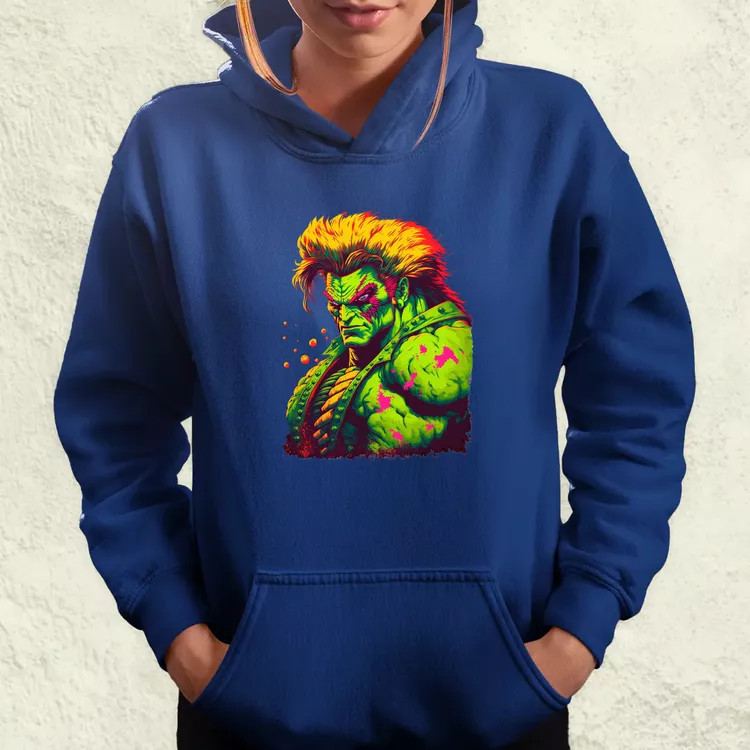Street Fighter Blanka női pulóver