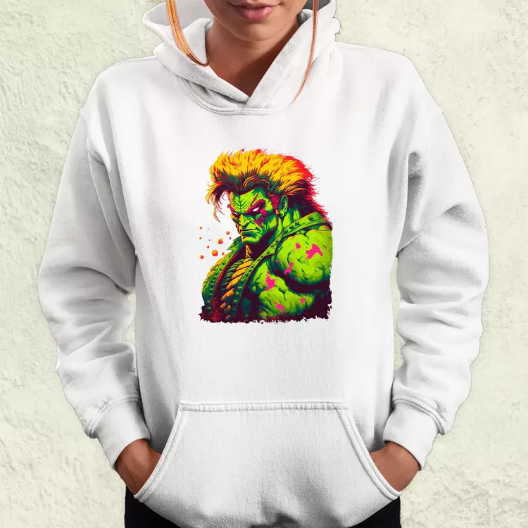 Street Fighter Blanka női pulóver