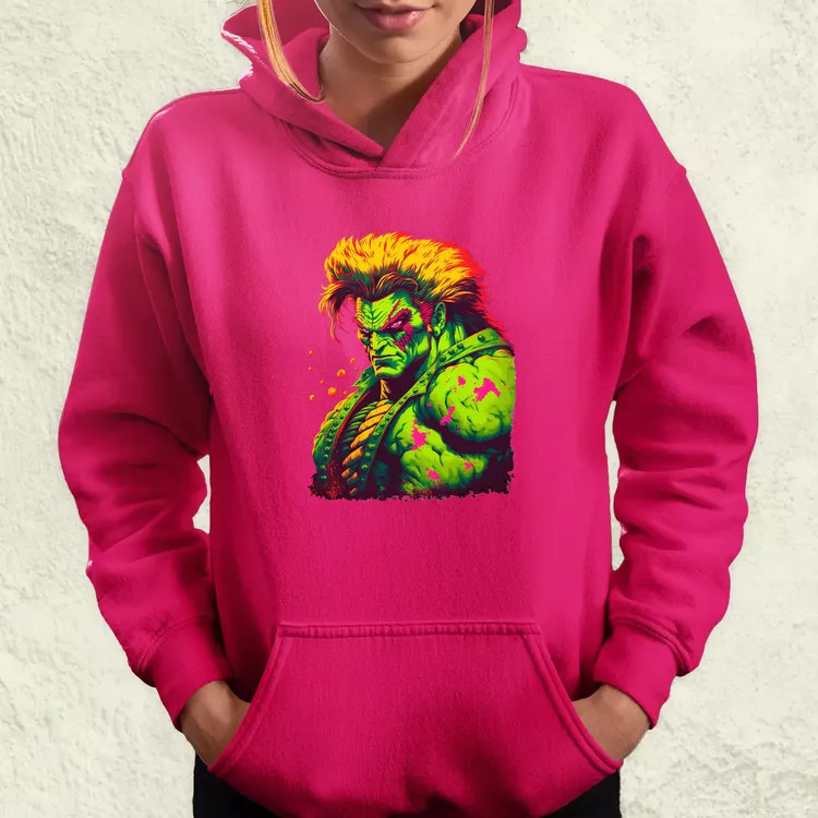 Street Fighter Blanka női pulóver
