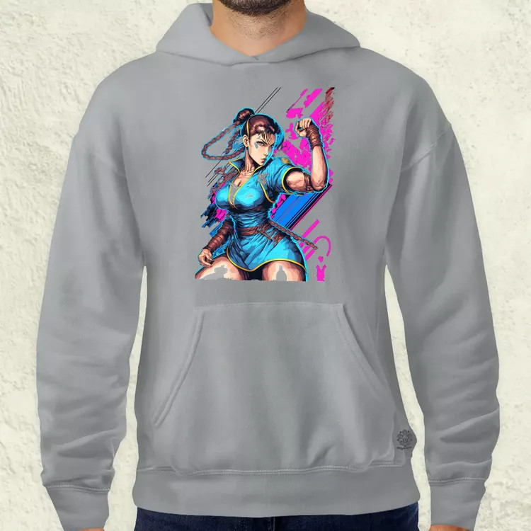 Street Fighter Chun-Li férfi pulóver
