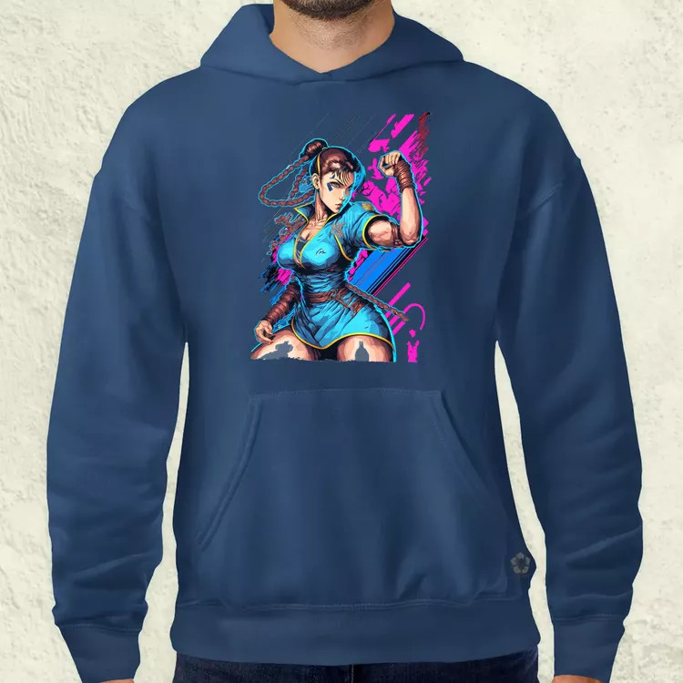 Street Fighter Chun-Li férfi pulóver