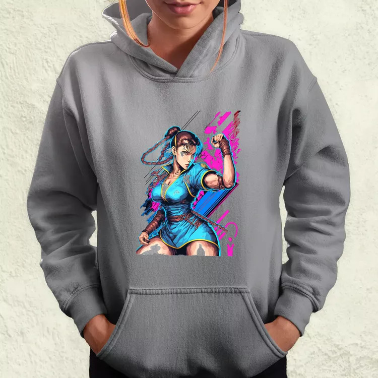 Street Fighter Chun-Li női pulóver