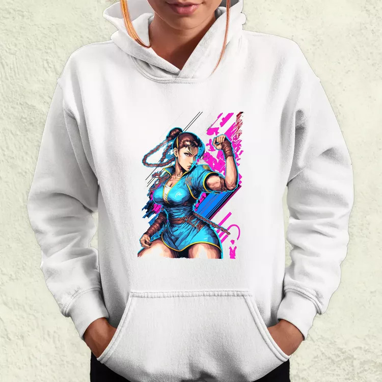 Street Fighter Chun-Li női pulóver