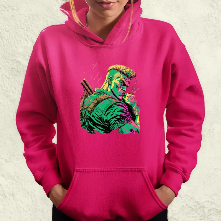 Street Fighter Guile női pulóver