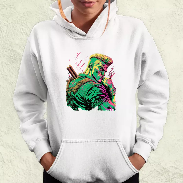 Street Fighter Guile női pulóver