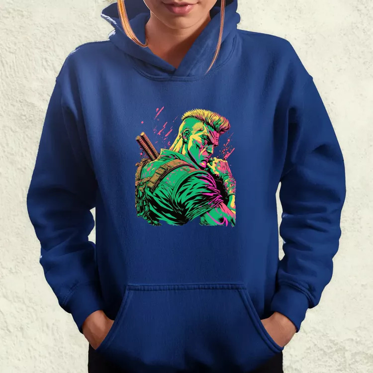 Street Fighter Guile női pulóver