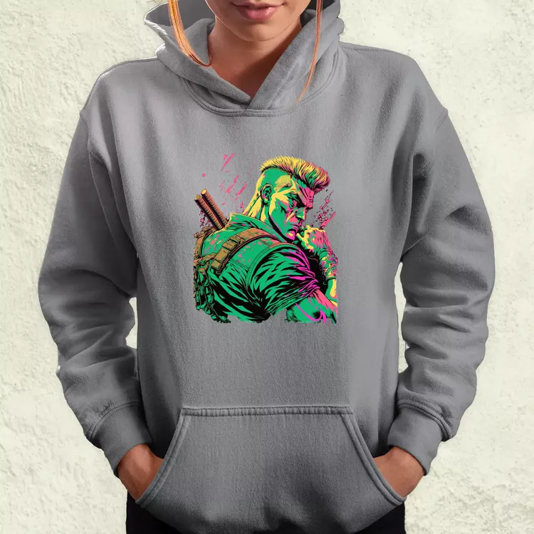 Street Fighter Guile női pulóver