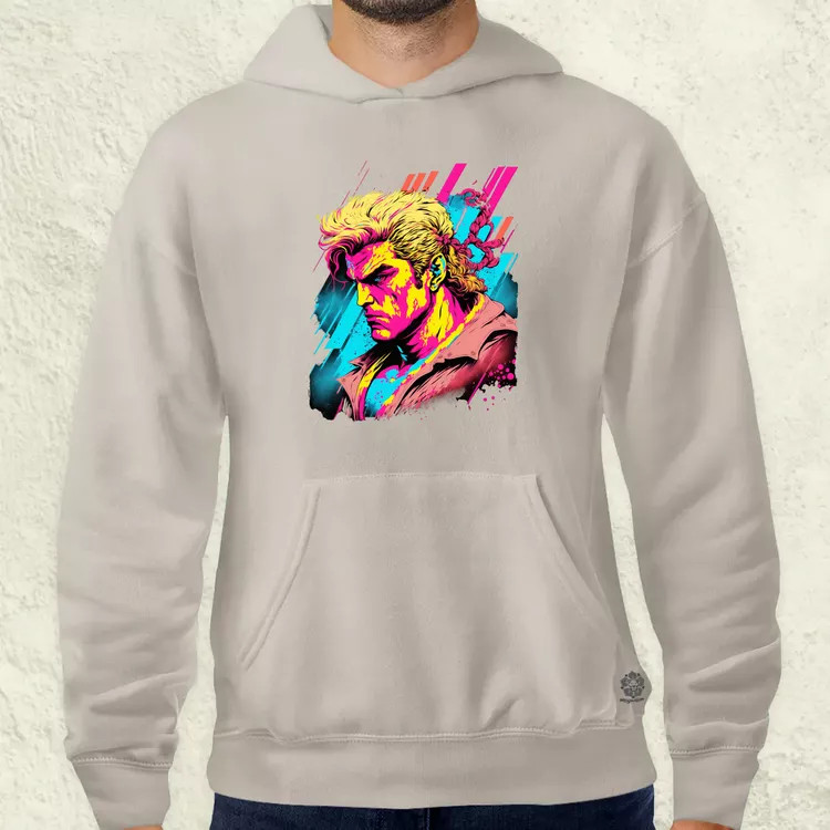 Street Fighter Ken Masters férfi pulóver