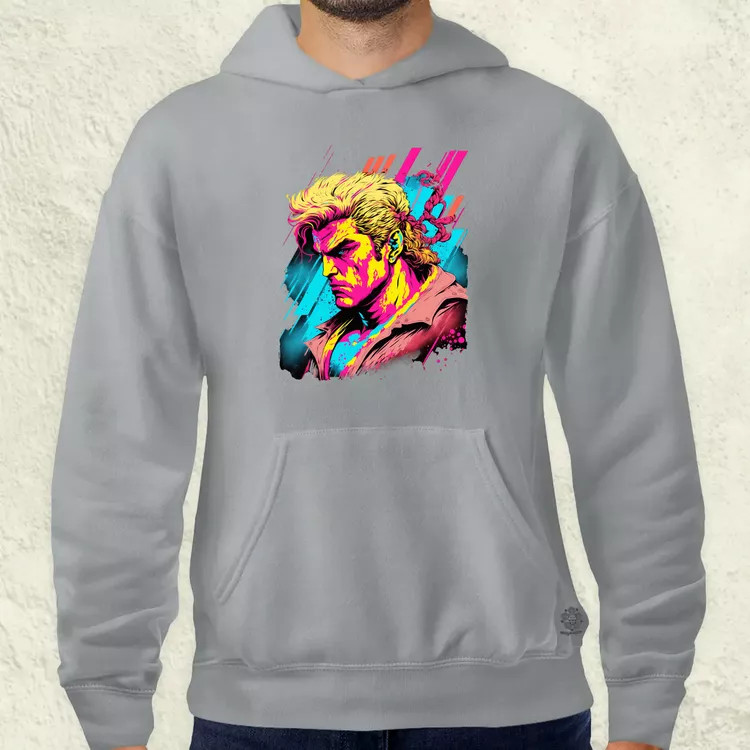 Street Fighter Ken Masters férfi pulóver