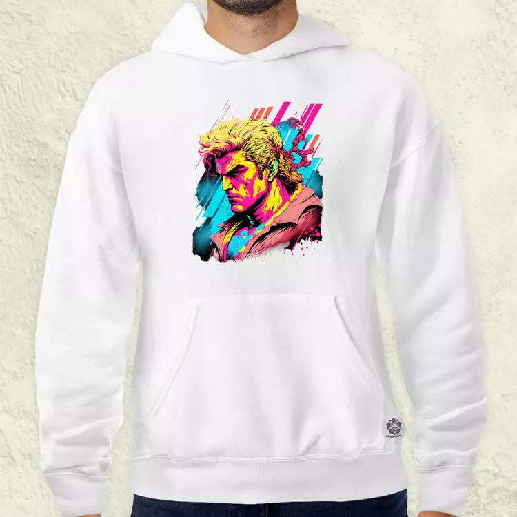 Street Fighter Ken Masters férfi pulóver