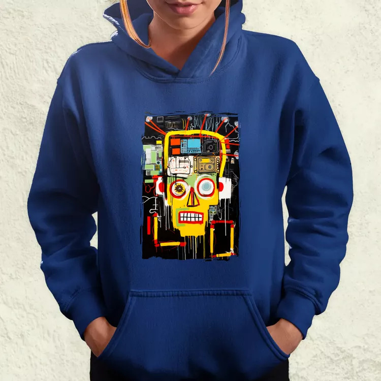 Basquiat béke és technológia v2 női pulóver
