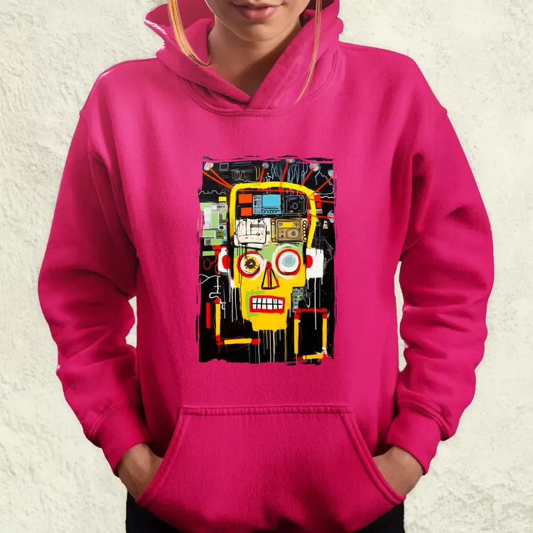 Basquiat béke és technológia v2 női pulóver