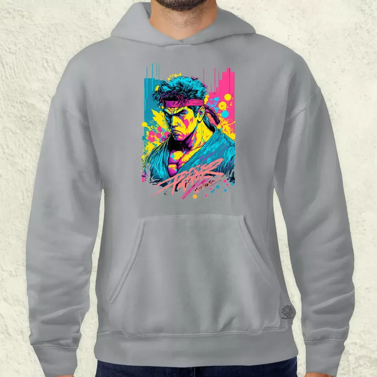 Street Fighter Ryu férfi pulóver